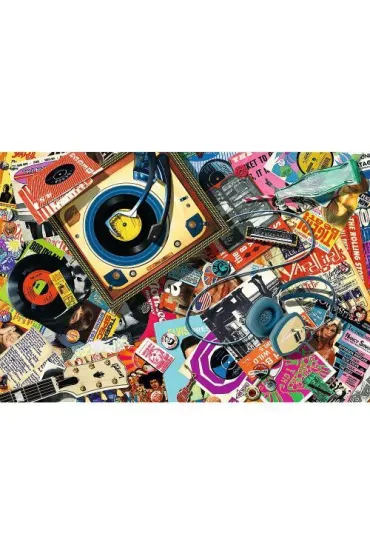 Puzzle drewniane 501 el. W �wiecie muzyki Trefl
