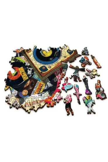 Puzzle drewniane 501 el. W �wiecie muzyki Trefl