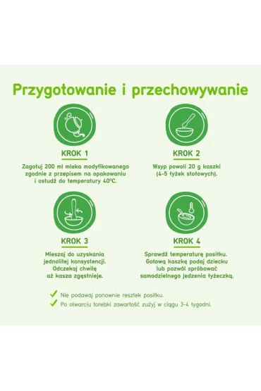 BoboVita Porcja Zb� Kaszka bezmleczna manna po 4 miesi�cu 170 g