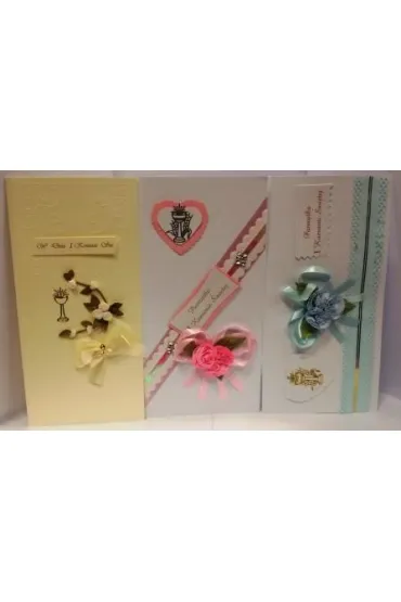 Karnet DL r�cznie robiony Komunia Sw. MIX - Dl Rr