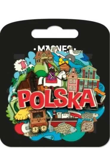 Pan Dragon Magnes I love Poland Polska ILP-MAG-C-PL-04