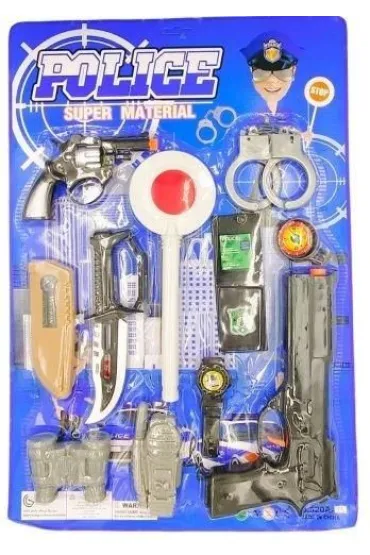 Zestaw policyjny z lizakiem Pegaz Toys