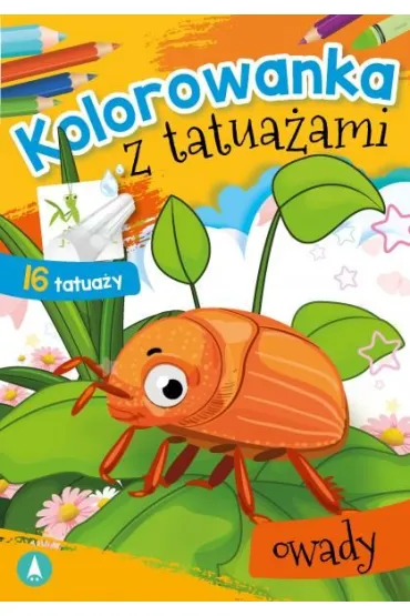 Kolorowanka z tatua�ami. Owady