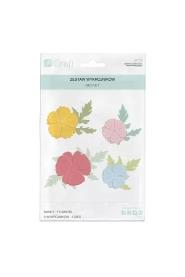 Dalprint Wykrojniki - kwiaty 5 szt.