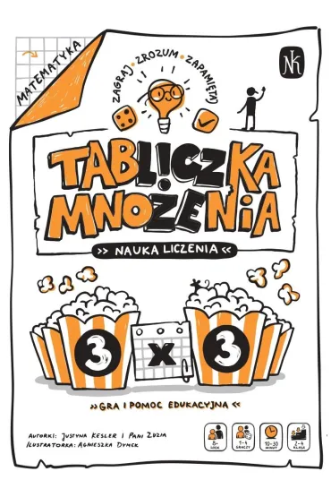 Tabliczka mno�enia. Nauka liczenia Nasza Ksi�garnia - Zuzanna  Jastrz�bska-Krajewska, Justyna Kesler
