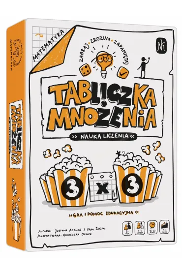 Tabliczka mno�enia. Nauka liczenia Nasza Ksi�garnia - Zuzanna  Jastrz�bska-Krajewska, Justyna Kesler