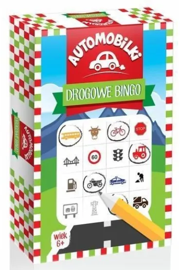 Automobilki Drogowe bingo Kangur