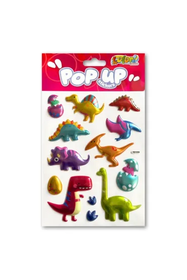 Penmate Naklejki metaliczne Happy Dinozaurs