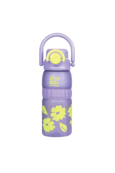 Patio Bidon 740ml Coolpack Sphera Flores Lila