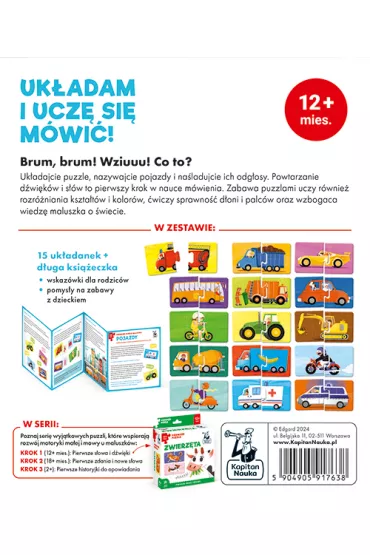 Pierwsze puzzle Auta Edgard
