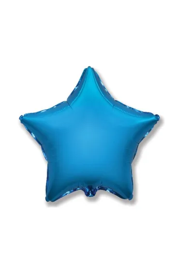 Balon foliowy Gwiazda niebieska 45cm
