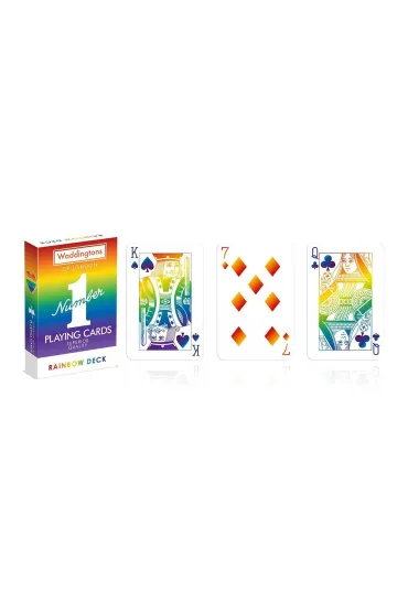 Karty do gry Waddingtons No. 1. Rainbow Deck