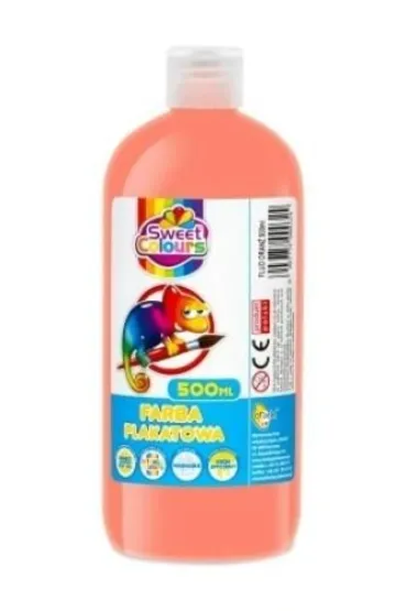 Sweet colours Farba plakatowa fluorescencyjne 500ml oran�
