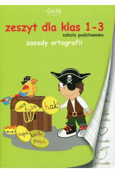 Gatis Zeszyt A5 Zasady ortografii trzy linie 32 kartki