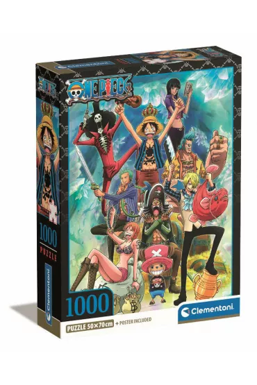 Puzzle 1000 el. Compact Anime One Piece Clementoni