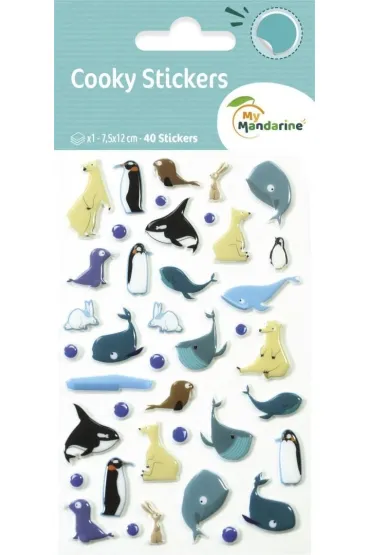 Clairefontaine Naklejki 3D Zwierz�ta polarne