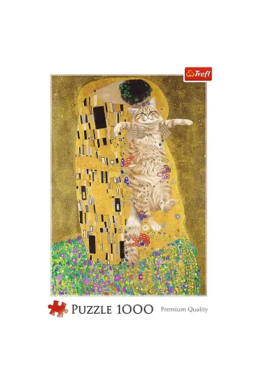 Puzzle 1000 el. Purrfekcyjny Poca�unek Trefl