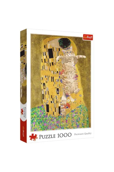 Puzzle 1000 el. Purrfekcyjny Poca�unek Trefl