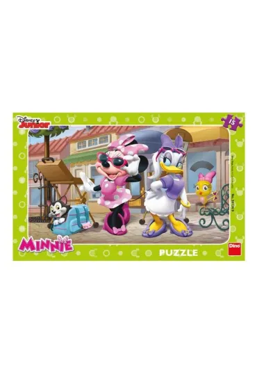 Puzzle ramkowe 15 el. Minnie na Montmartre Dino Toys
