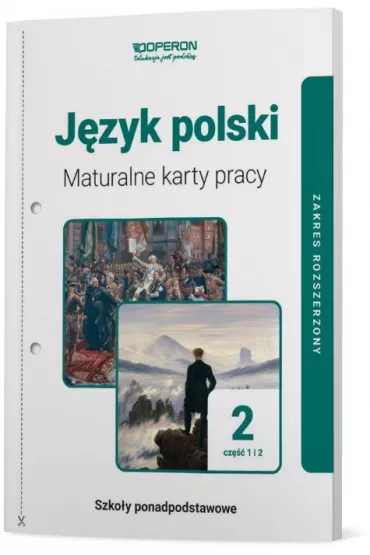 J�zyk polski 2. Maturalne karty pracy. Cz�� 1 i 2. Linia I. Zakres rozszerzony. Szko�y ponadpodstawowe