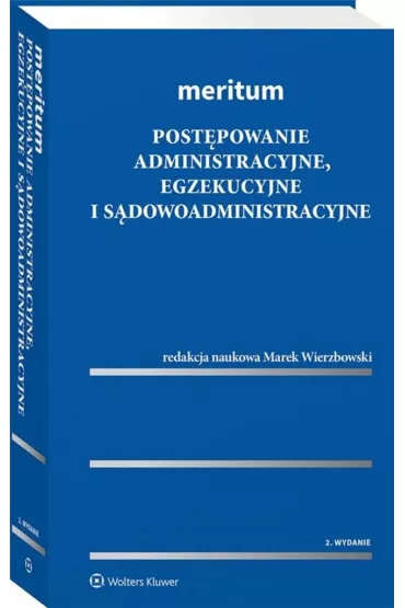 Meritum Post�powanie administracyjne egzekucyjne i s�dowoadministracyjne (wyd. 2022)