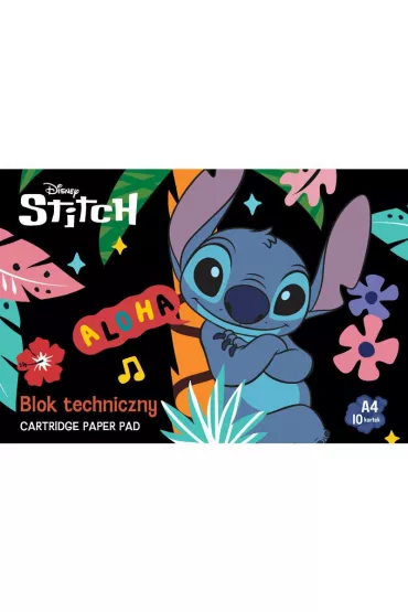St. Majewski Blok techniczny A4 Stitch 10 kartek
