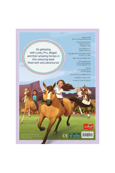 Mustang z dzikiej doliny. Kolorowanka. Malbuch. Colouring book. Spirit