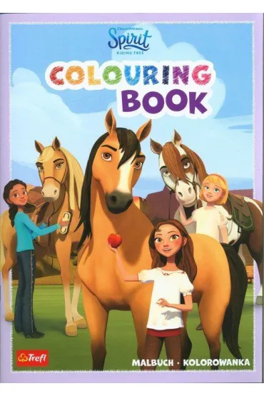 Mustang z dzikiej doliny. Kolorowanka. Malbuch. Colouring book. Spirit