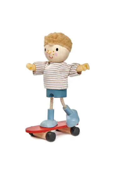 Laleczka Edward na deskorolce Tender Leaf Toys
