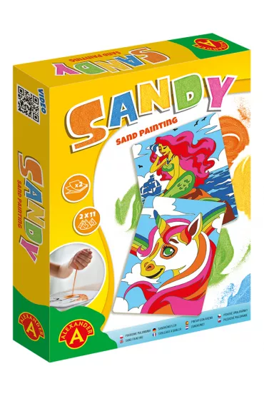 Sandy. Piaskowe malowanki. Syrenka, jednoro�ec
