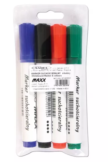 Cresco Marker sucho�cieralny Maxx 4 szt.