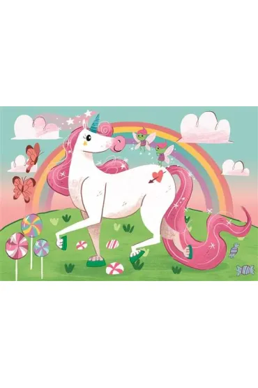 Puzzle 104 el. Super Jednoro�ce Clementoni
