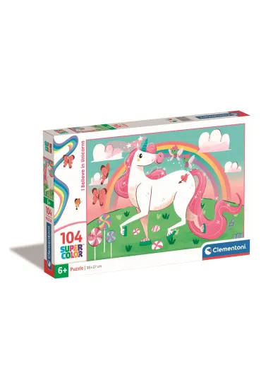 Puzzle 104 el. Super Jednoro�ce Clementoni