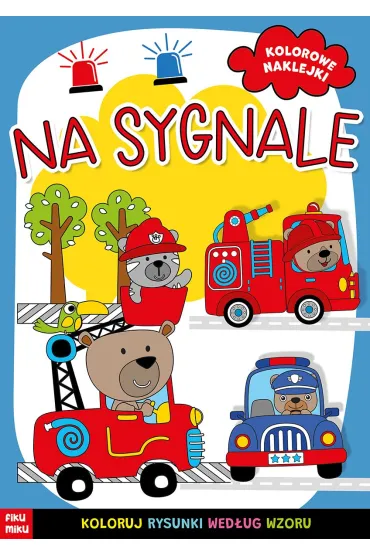Na sygnale. Kolorowe naklejki