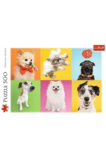 Puzzle 500 el. Psy Trefl