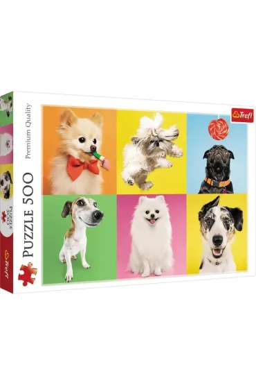 Puzzle 500 el. Psy Trefl