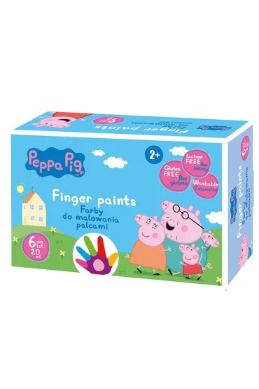 Astra Farby do malowania palcami �winka Peppa 6 x 20 ml