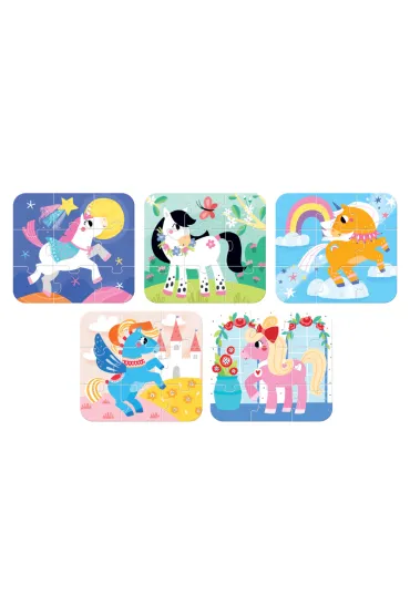 Puzzle Uk�adam Koniki Bright Junior Media