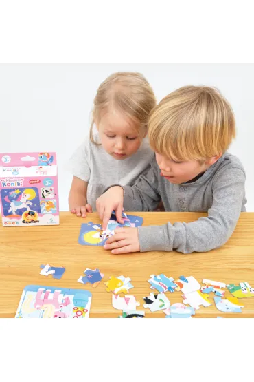Puzzle Uk�adam Koniki Bright Junior Media