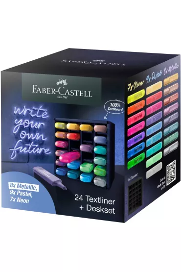 Faber-Castell Zestaw zakre�laczy 1546 prezenter na biurko 24 szt.