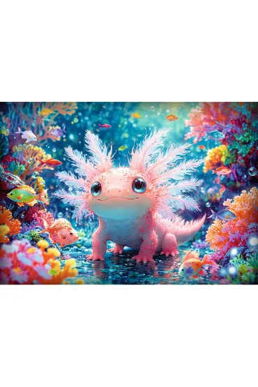 Puzzle 500 el. Aksolotl Trefl