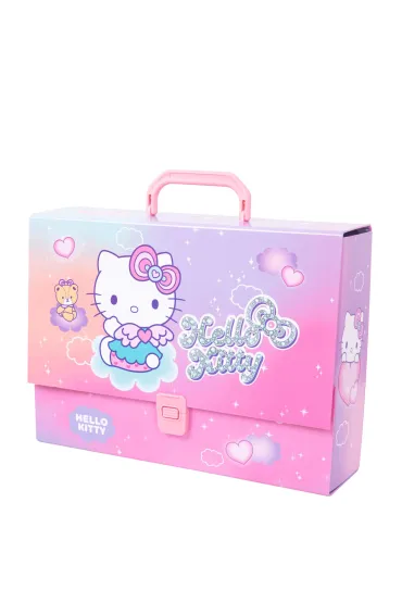 Patio Teczka przestrzenna tekturowa z gumk� A4 Hello Kitty Pink wz�r 3