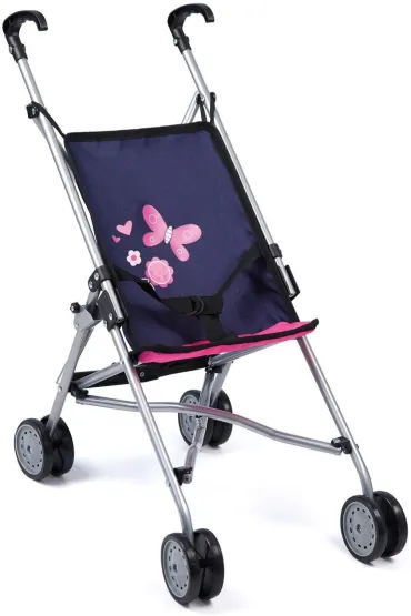 W�zek spacer�wka dla lalek granatowy Buggy Bayer