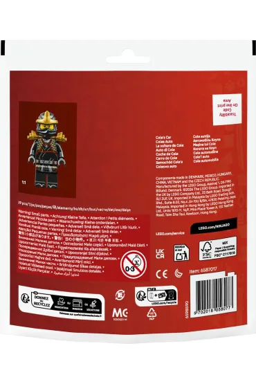 LEGO Ninjago Samoch�d ninja Cole`a 30723
