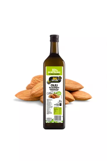 Big Nature Olej ze s�odkich migda��w t�oczony na zimno 1 l