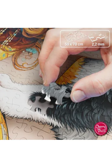 Puzzle 1000 el. Beauty and the Beast CherryPazzi