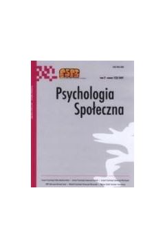 ePrasa Psychologia Spoeczna nr 1(3)/2007