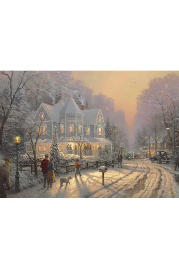 Puzzle PQ 1000 el. �wi�teczne spotkanie Schmidt - Thomas  Kinkade
