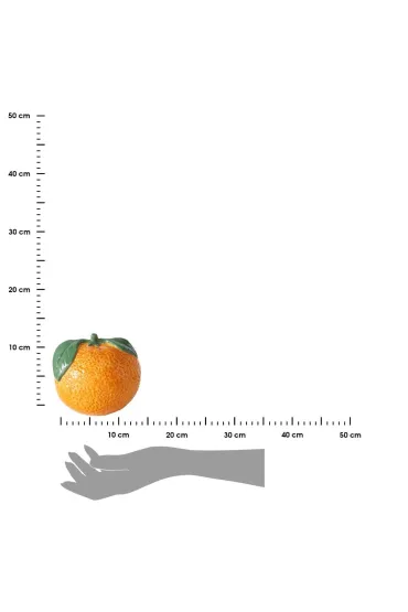 Boltze Wazon ceramiczny pomaracza Orange