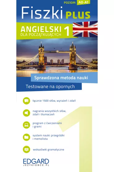 Fiszki plus. Angielski dla pocz�tkuj�cych. Poziom A0-A1